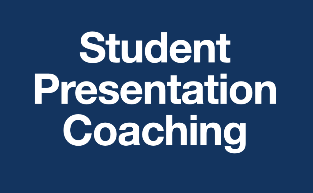 Student Dissertation Presentation Coaching