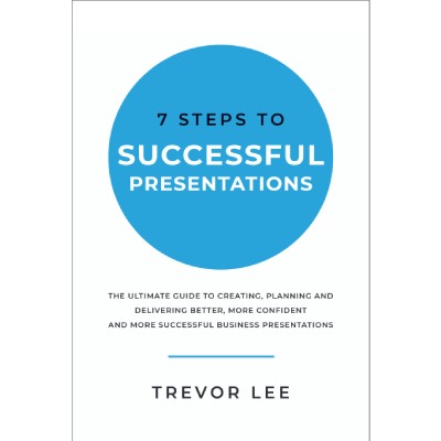 7 Steps to Successful Presentations book cover design_front cover with outline